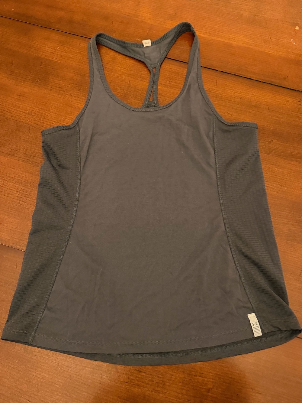 Under Armour Women's Heat Gear Gray Racerback Athletic Tank Size S